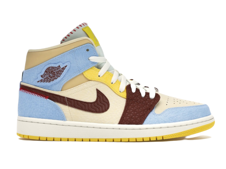 Nike Air Jordan 1 Mid SE Fearless Maison Chateau Rouge