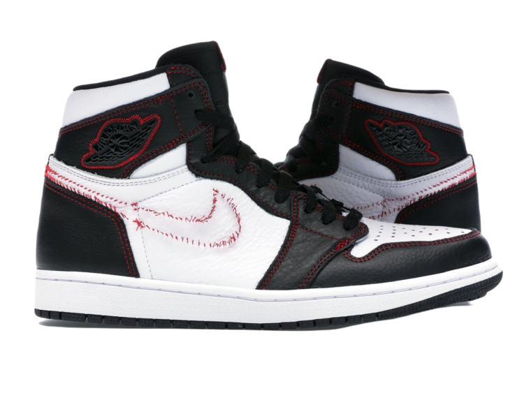 Nike Air Jordan 1 Retro High Defiant White Black Gym Red