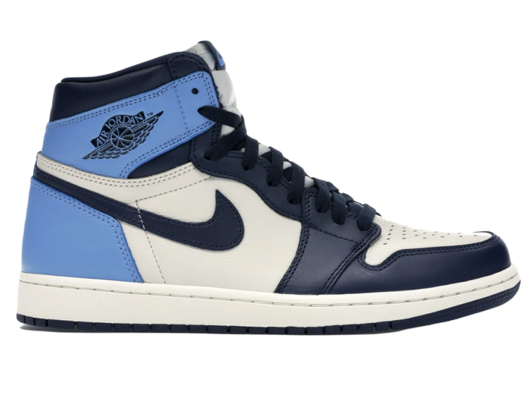 Nike Air Jordan 1 Retro High Obsidian UNC