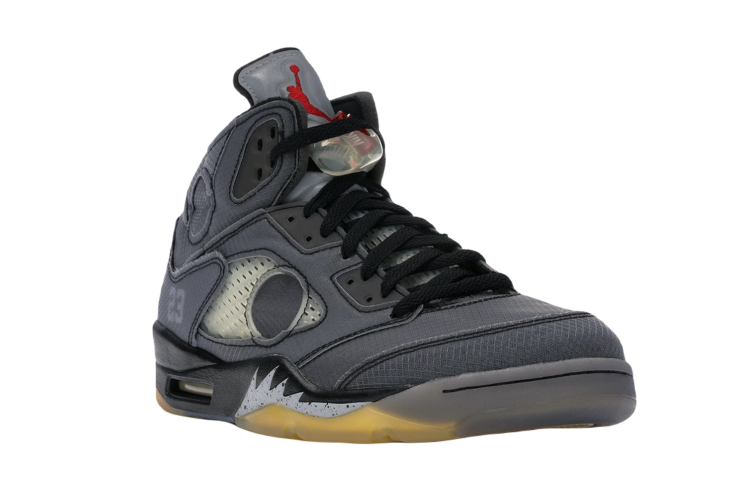 Nike Air Jordan 5 Retro Off-White Black - Görsel 2