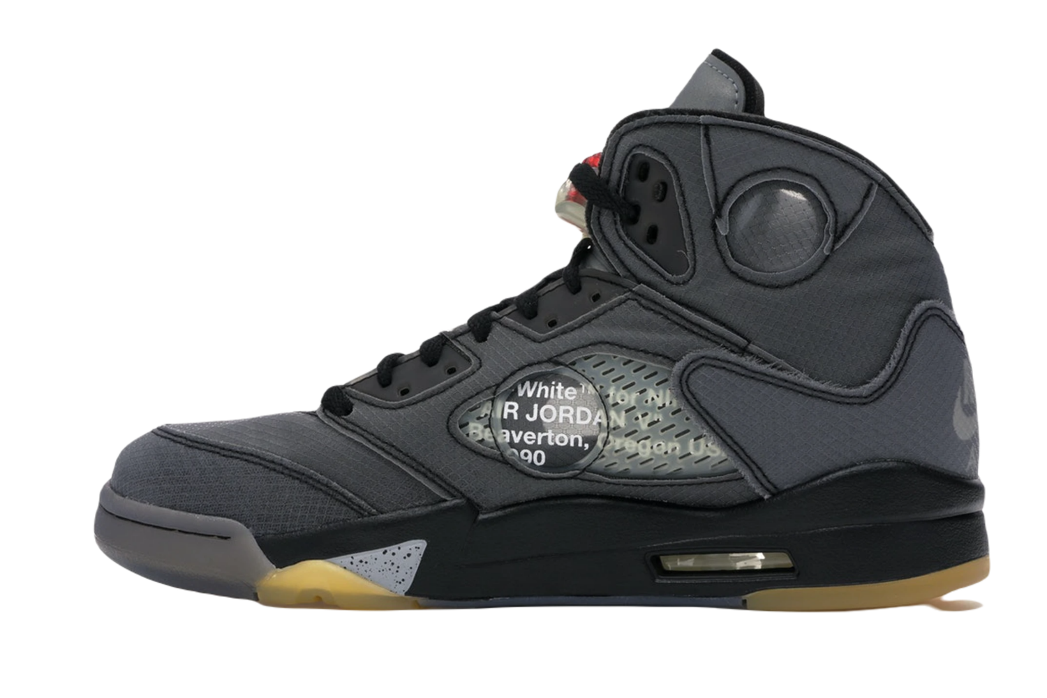 Nike Air Jordan 5 Retro Off-White Black - Görsel 4