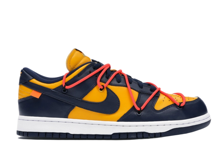 Nike Dunk Low Off-White University Gold Midnight Navy