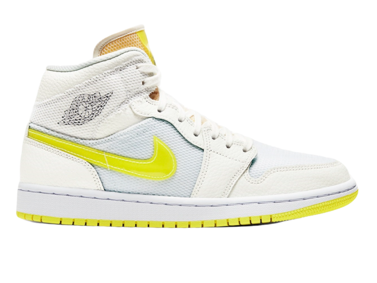 Nike Air Jordan 1 Mid SE Voltage Yellow (W)