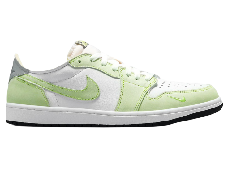 Nike Air Jordan 1 Retro Low White Ghost Green Black