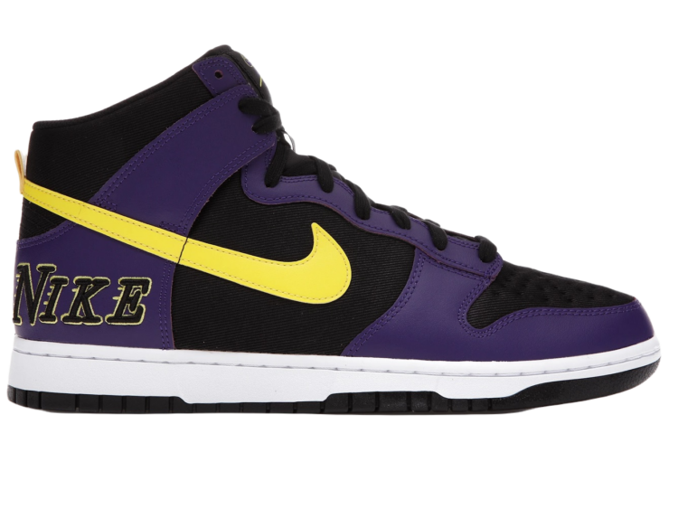Nike Dunk High EMB Lakers