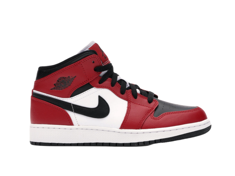 Nike Air Jordan 1 Mid Chicago Black Toe (GS)