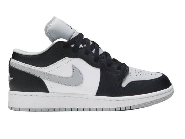 Nike Air Jordan 1 Low Black White Grey (GS)