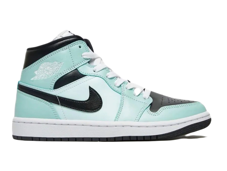 Nike Air Jordan 1 Mid Aqua Blue Tint (W)