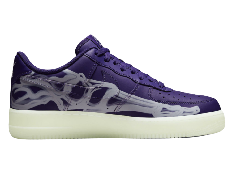 Nike Air Force 1 Low Purple Skeleton Halloween (2021)