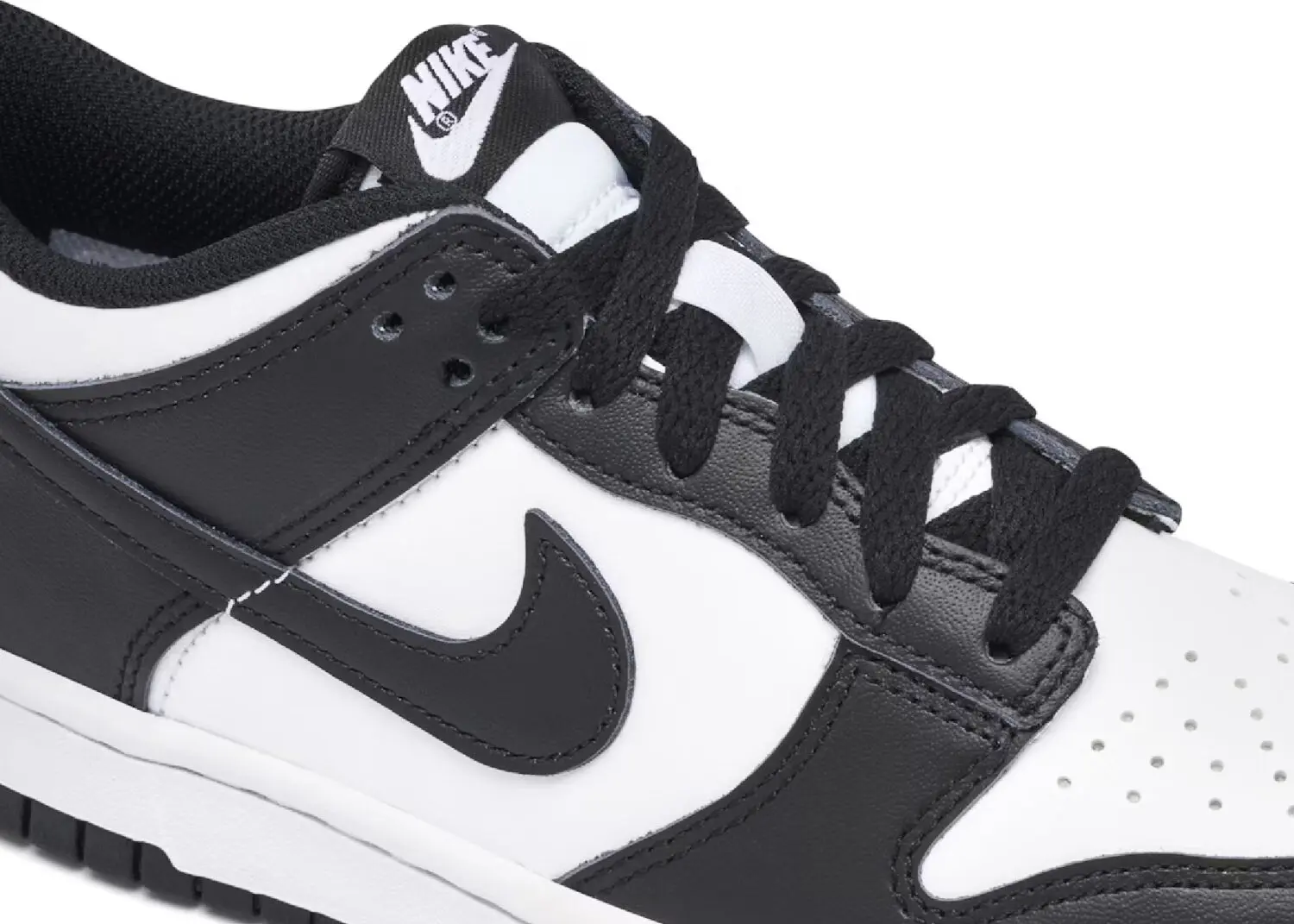 nike dunk low retro white black (gs)
