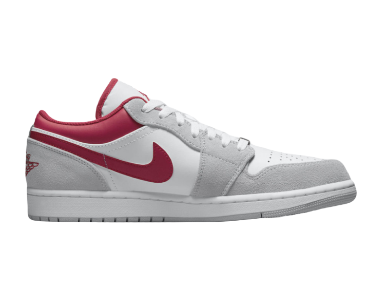 Nike Air Jordan 1 Low SE Light Smoke Grey Gym Red