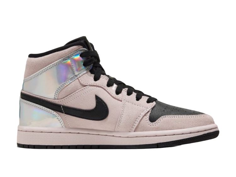 Nike Air Jordan 1 Mid Dirty Powder Iridescent (W)
