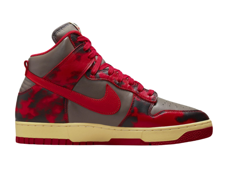 Nike Dunk High 1985 Red Acid Wash