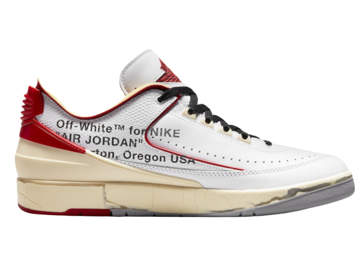 Nike Air Jordan 2 Retro Low SP Off-White White Red