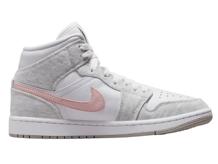 nike air jordan 1 mid se light iron ore (w)