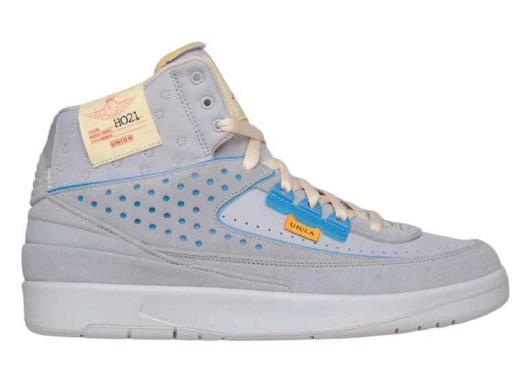 nike air jordan 2 retro sp union grey fog
