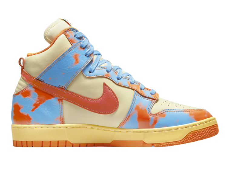 nike dunk high 1985 sp orange acid wash