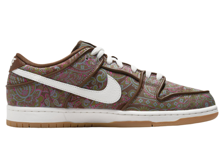 nike sb dunk low pro paisley brown