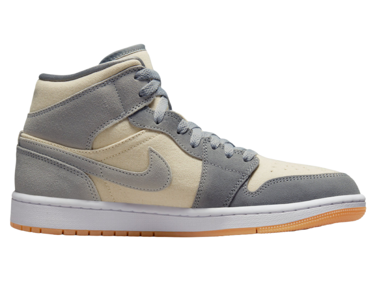 nike air jordan 1 mid se coconut milk particle grey