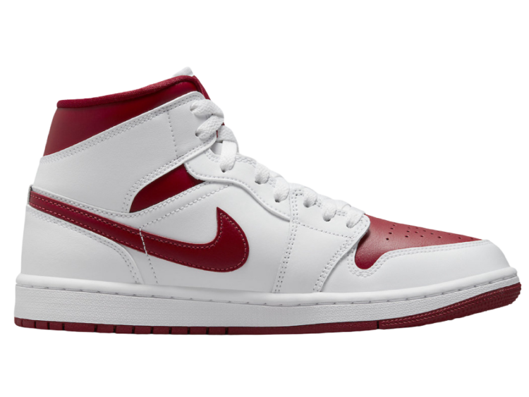 nike air jordan 1 mid reverse chicago (w)
