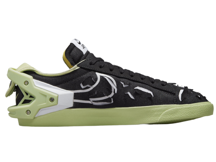 nike blazer low acronym black olive aura