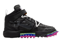nike air force 1 mid off white black