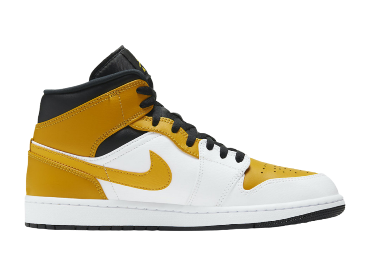 nike air jordan 1 mid university gold