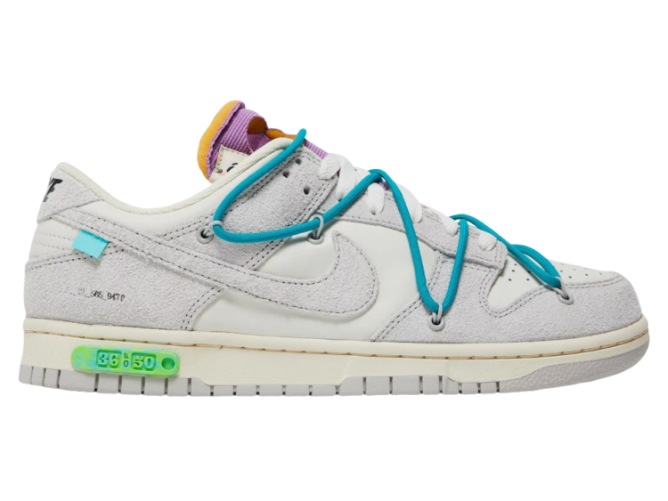 nike dunk low off white lot 36