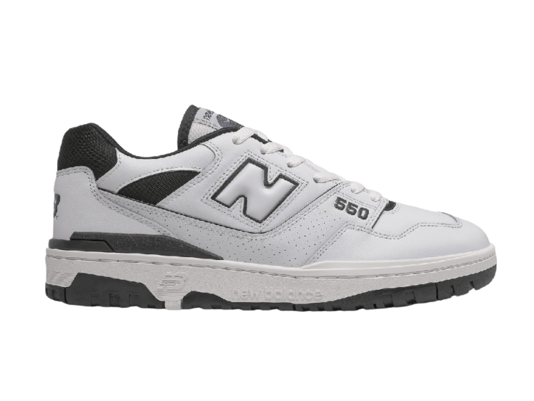 new balance 550 white black