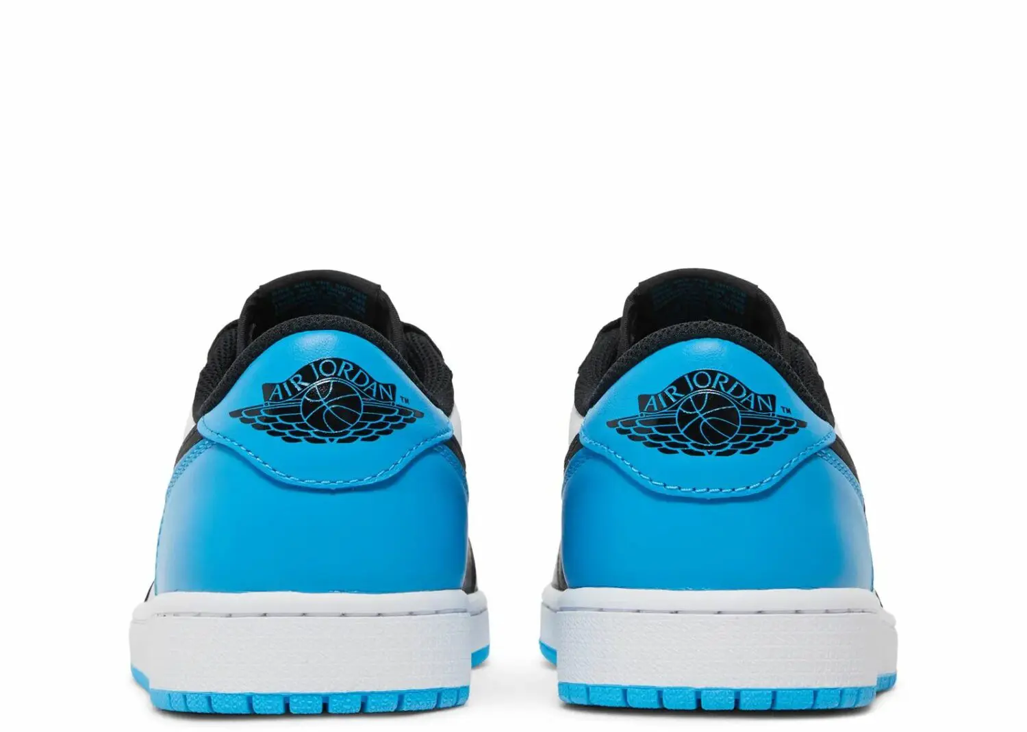 nike air jordan 1 retro low og black dark powder blue