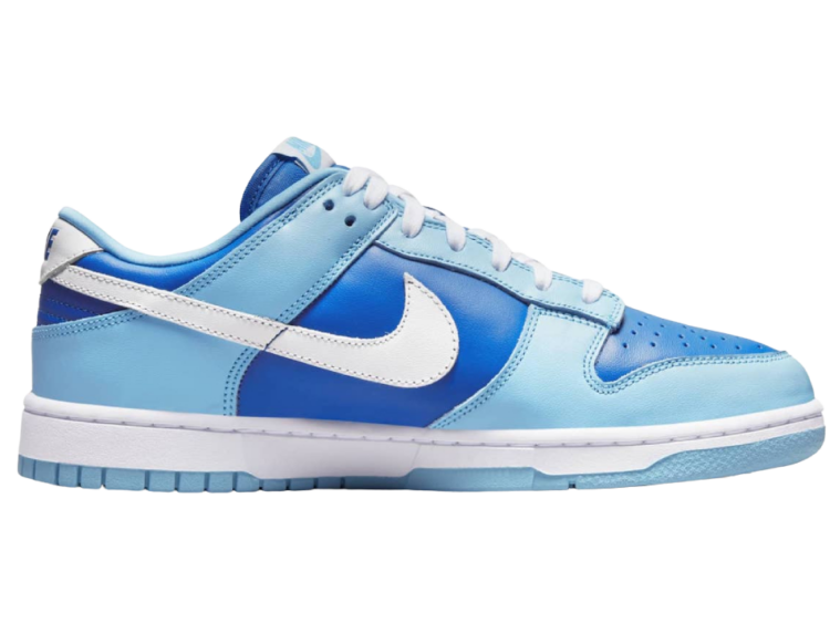 nike dunk low retro qs flash white argon blue flash