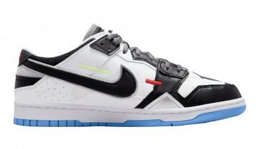 Nike Dunk Low Scrap Black Neutral Grey University Blue White