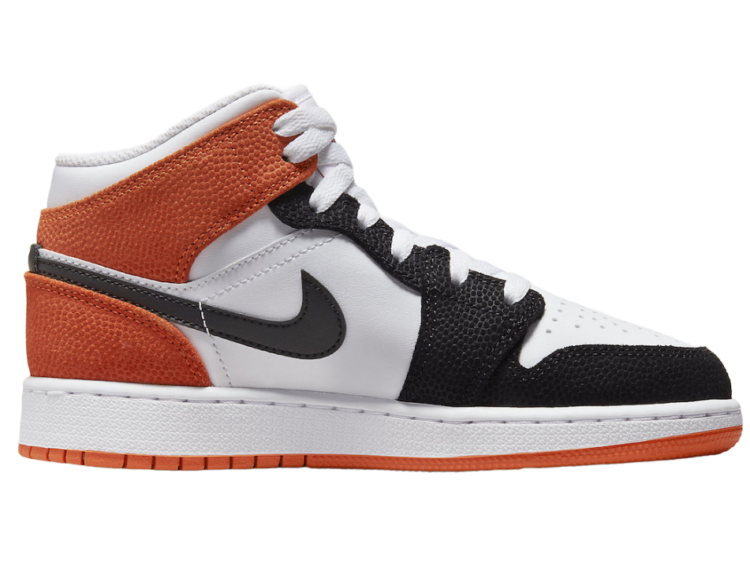 nike air jordan 1 mid se basketball blossom (gs)