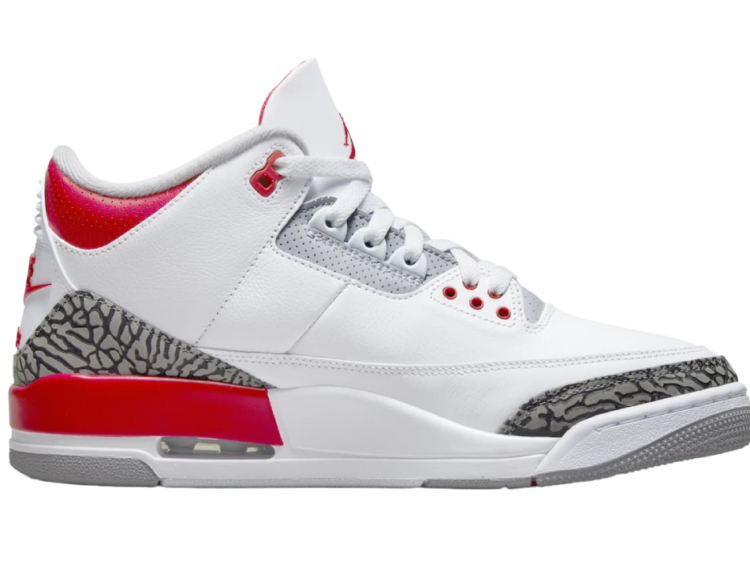 nike air jordan 3 retro fire red (2022)