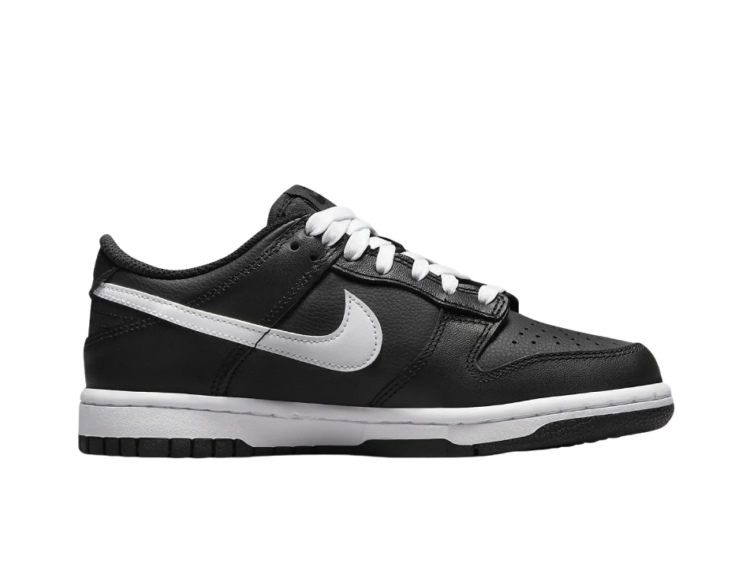 nike dunk low black white (2022) (gs)