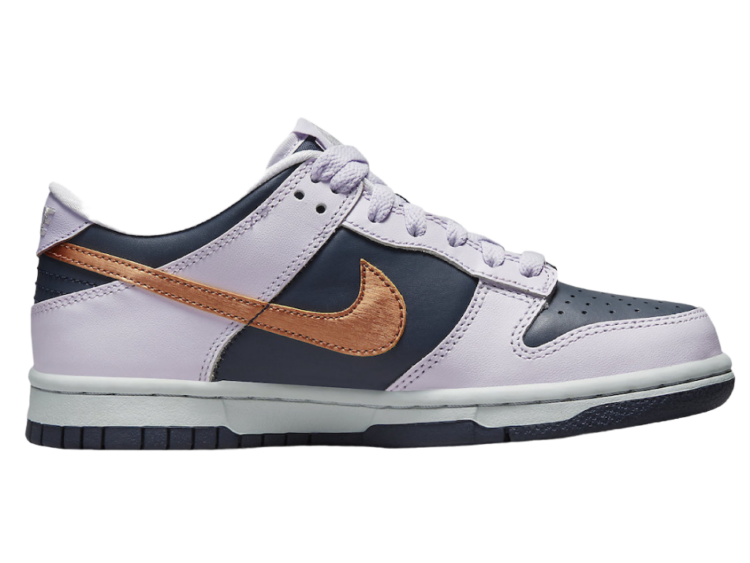 nike dunk low se copper swoosh (gs)