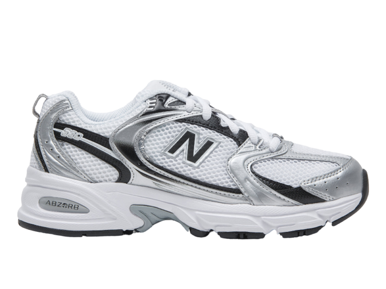 new balance 530 black white