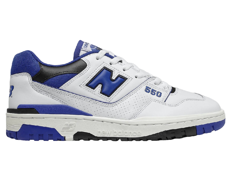new balance 550 white blue