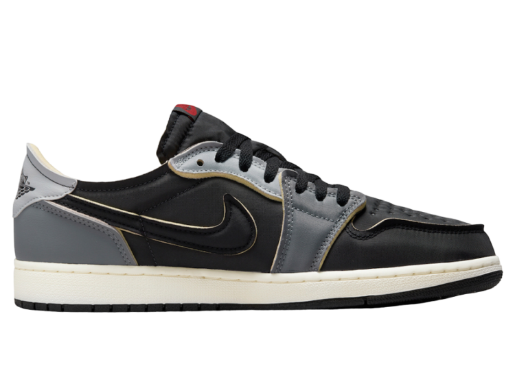 nike air jordan 1 low og ex black smoke grey