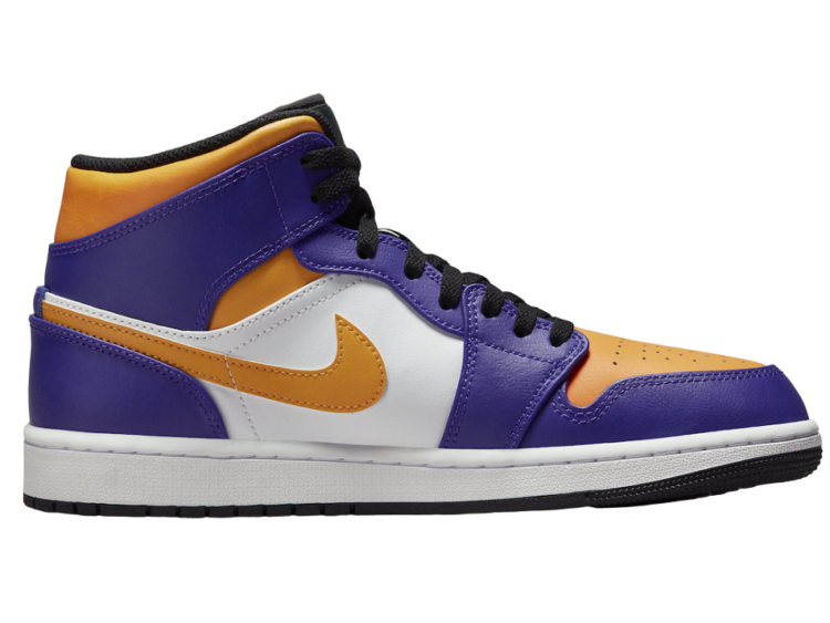 nike air jordan 1 mid lakers (2022)
