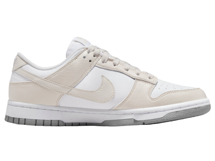 nike dunk low next nature white light orewood brown (w)