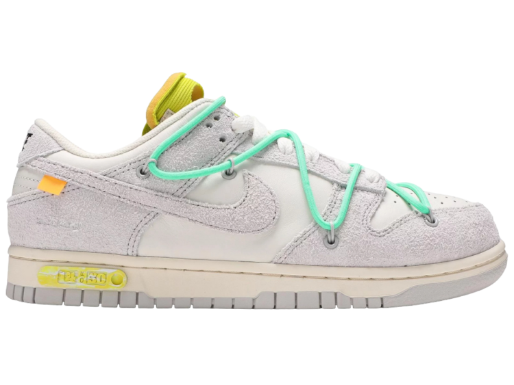 nike dunk low off white lot 14