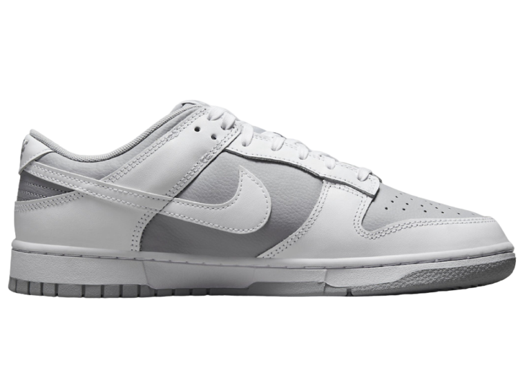 nike dunk low retro white grey