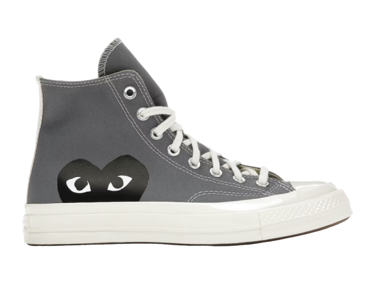 converse chuck taylor all star 70s hi comme des garcons play grey