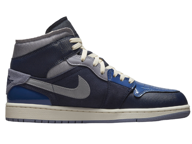 nike air jordan 1 mid se craft obsidian french blue