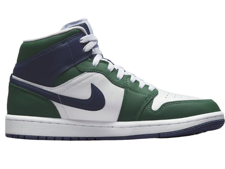 nike air jordan 1 mid se seahawks (w)