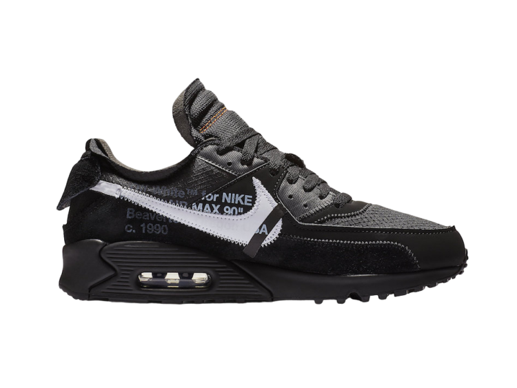 nike air max 90 off white black