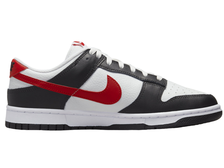 nike dunk low retro red swoosh panda