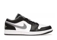 nike air jordan 1 low black white grey