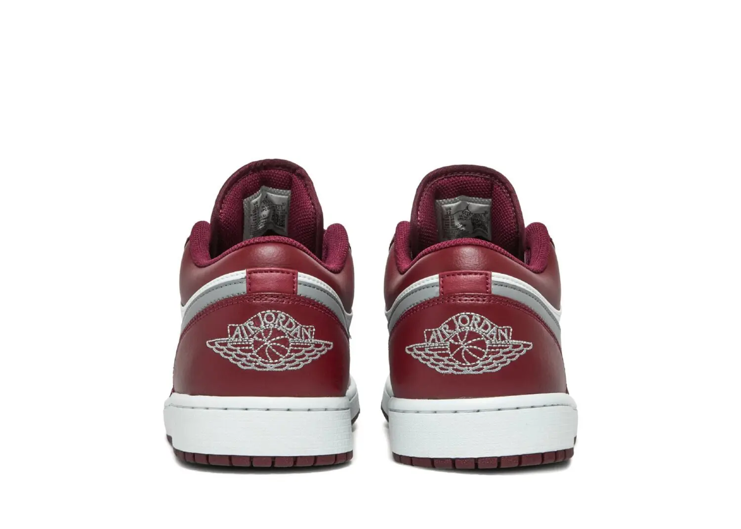 nike air jordan 1 low white bordeaux3